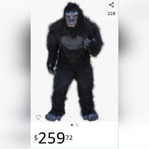 Professional gorilla halloween costume